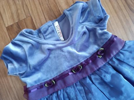 Sametové vánoční šaty, zn.george, vel.86/92, george,86