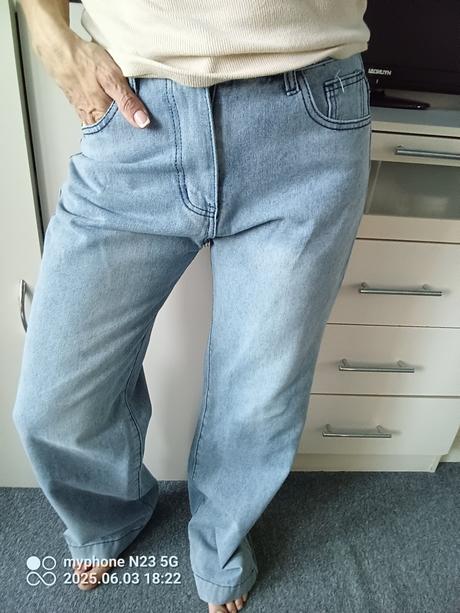 Rifle rozšířené+vysoký pas zn."jeans" vel."m", m