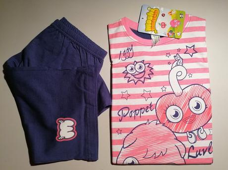Bavlněné pyžamo moshi monsters vel 128, 128