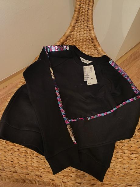Mikina s měnícími flitry h&m 146/152, h&m,146 / 152