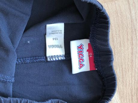 Modre dlouhé yigga leginy 134, yigga,134