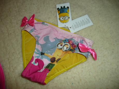 Plavky bikiny mimoni vel 92-104, 92 / 98 / 104