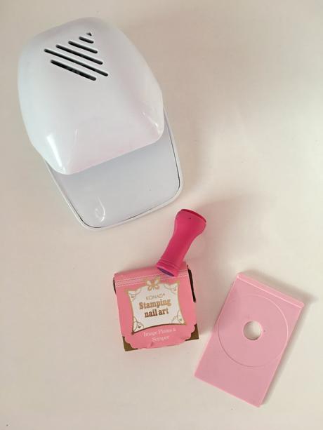 Tiskátko na nehty konad a sušička laku, 