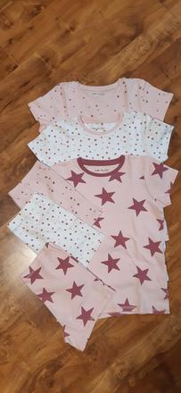 3pack dívčí dvoudílná krátká pyžama next 152  hvěz, next,152