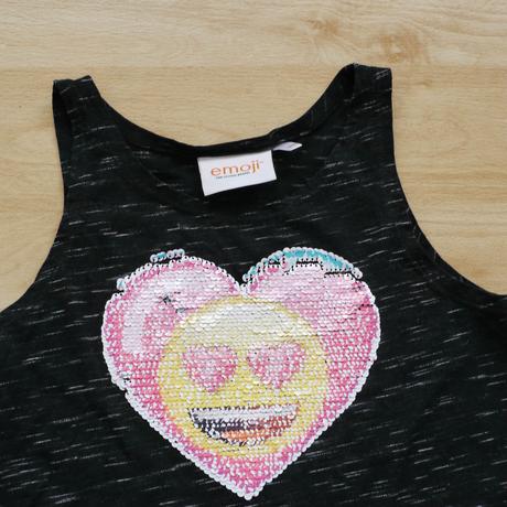 Emoji top v cerne vel.134/140, 134