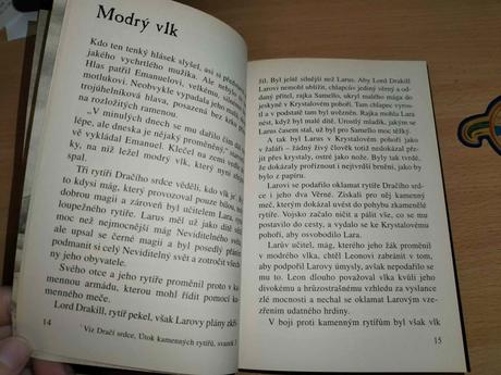 Kniha - dračí meč - ohnivý démon,