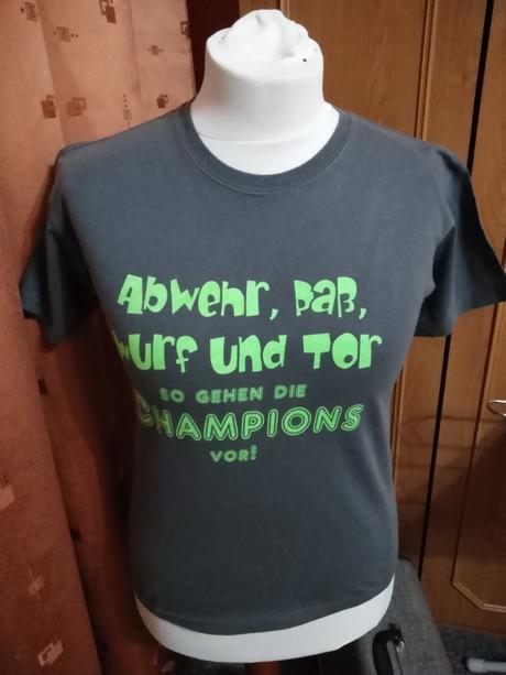 Triko zelené s nápisem, xl