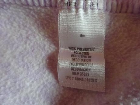 Fleesový overál s motýlkem, vel. 6m, 74