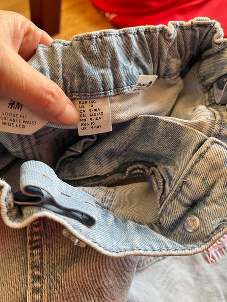 Džíny, h&m,140