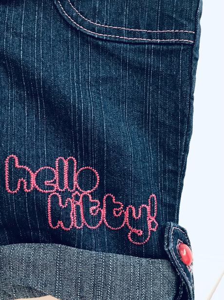 Ob/ kraťasy džínové hello kitty v.3/4 roky, 104