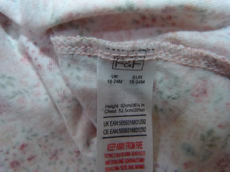 Bavlněná tunika vel.92, f&f,92