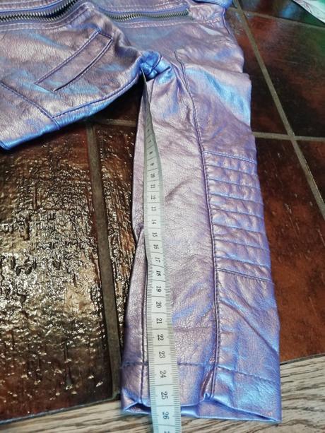 Luxusní nová koženková bundička pro princeznu 2-4r, h&m,92