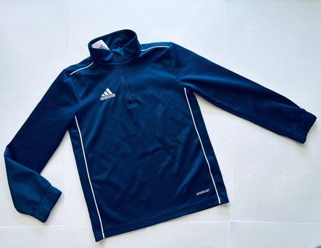 K3/ mikina modrá adidas - v.cca 7/8 let, adidas,128