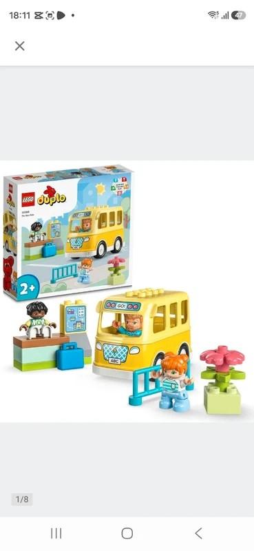 Lego duplo 10988 jízda autobusem,