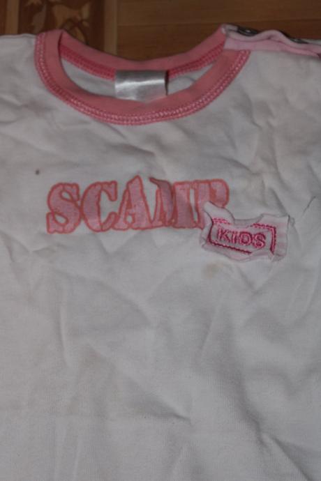 Dívčí body s volánkovým rukávem vel. 86 - 92, scamp,86