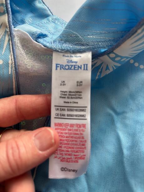 An15/ kostým elza frozen ii- v.2/3 roky disney, 