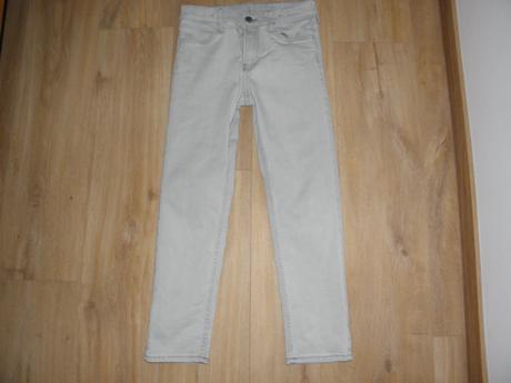 Chlapecké šedé rifle / džíny zn. h&m vel.140, h&m,140