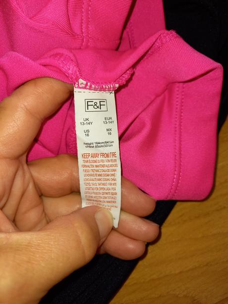 Športový top s bustierom 2v1, f&f,164