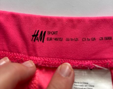 Legíny 7/8 délky - v.10/11 let, h&m,140