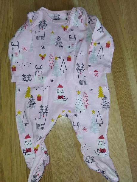Vánoční overal 0-3 m mothercare, 56