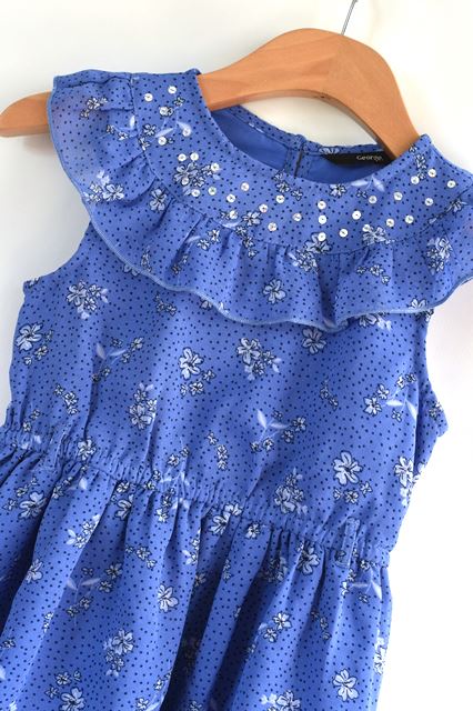 Šaty vel. 5 - 6 let, george,116