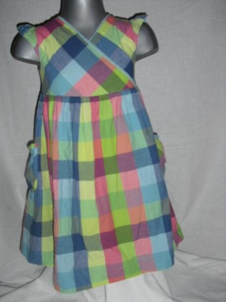 Nádherné kostkované duhově šaty, john lewis,110