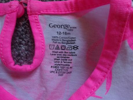 Tričko/tunika se srdíčky kr.r., vel. 86, george,86