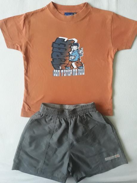 Souprava - tričko + kraťasy vel. 98, 98