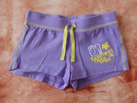 Fialové kraťasy s obrázkem, pepperts,122
