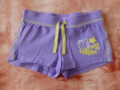 Fialové kraťasy s obrázkem, pepperts,122
