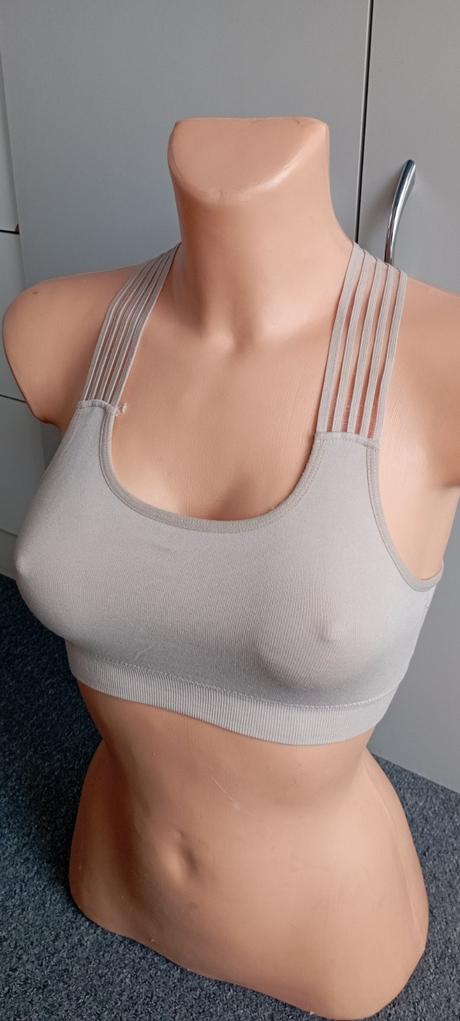 Krémové bolérko - podprsenka vel."s/m", s