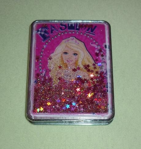 Kapesní zrcátko barbie pro malé parádnice, 