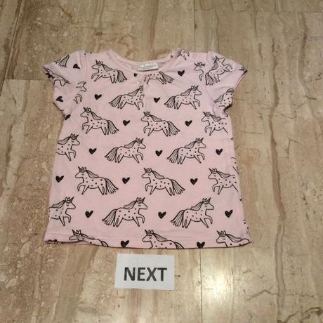 Tričko s jednorožci zn. next, next,80