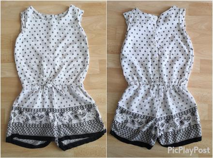 Šortkový overal h&m vel. 110, h&m,110