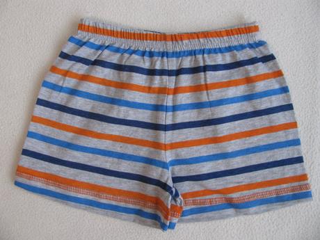 Bavlněné pruhované šortky, pepco,86