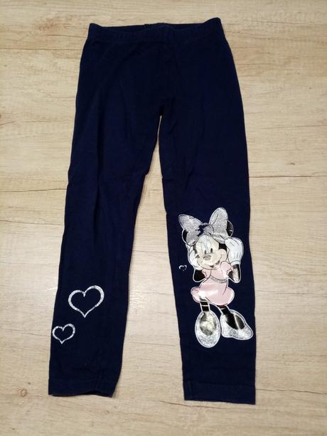 6x legíny minnie vel. 110/116, disney,110