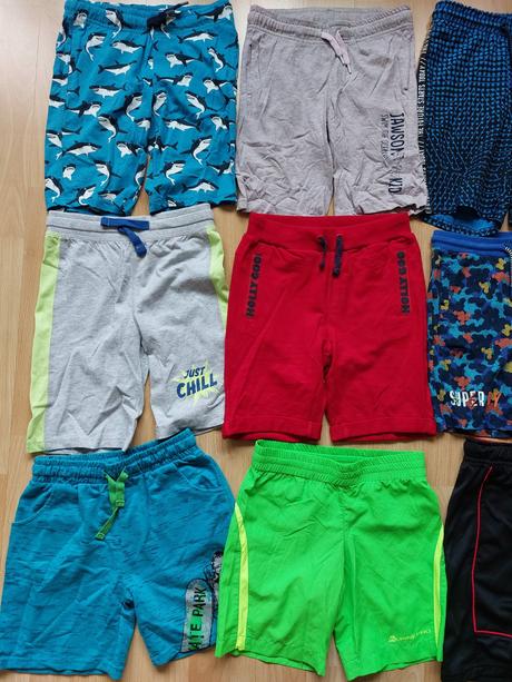 Šortky, kraťasy, vel. 128, některé nové, coccodrillo,128