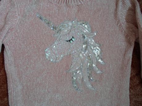 Růžový svetr svetřík, primark,152