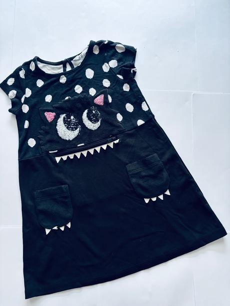 Ob/ šaty se strašidlem - v.110/116, h&m,110