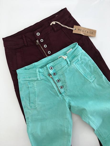 Strečové skinny kalhoty, vel. xs - m, 34 - xs