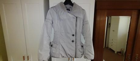 Světle šedý zimní kabátek, reserved,l