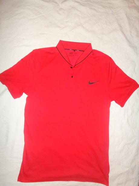 Luxusní červené tričko nike golf dri-fit, nike,m