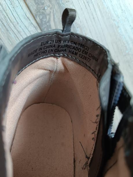 Dívčí kotníkové boty 29, h&m,29