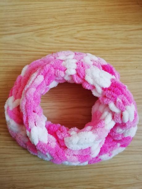 Měkký pletený nákrčník puffy (barva na přání), 