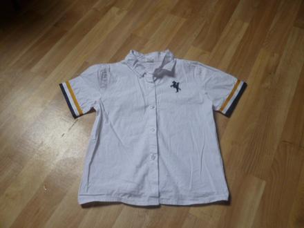 Bílá polokošile vel. 7 l, 122