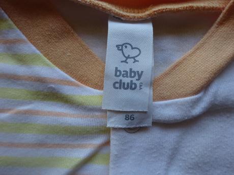 Letní pyžamko/overal se zajíčkem, vel. 86, baby club,86