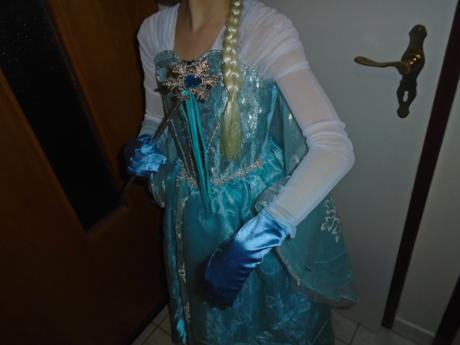 Šaty elsa frozen licence luxusní vel 9/10 let 140, 