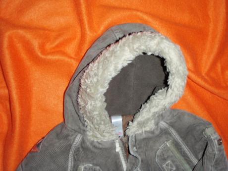 Zimní manžestrový kabát, early days,80