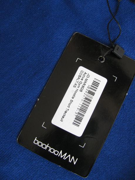 Chlapecká bavlněná mikinová bunda s kapucí, xs