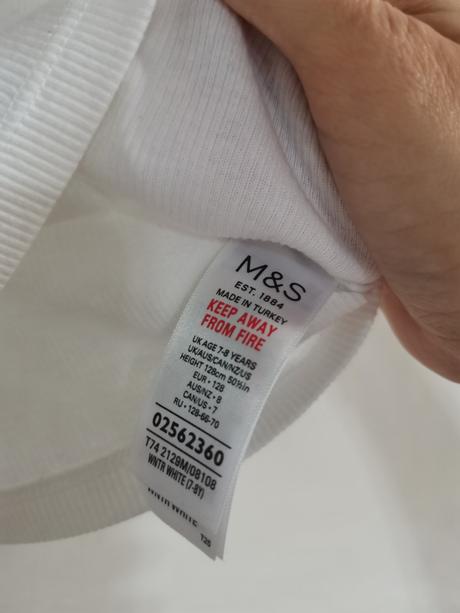 Tílko dívčí top tílko vel. 128, marks & spencer,128